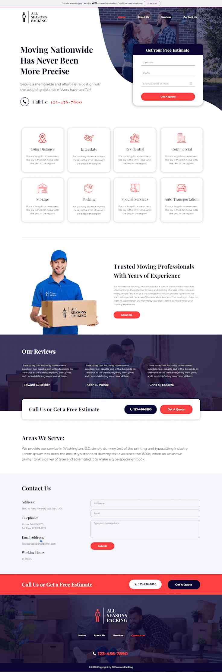 Service Website